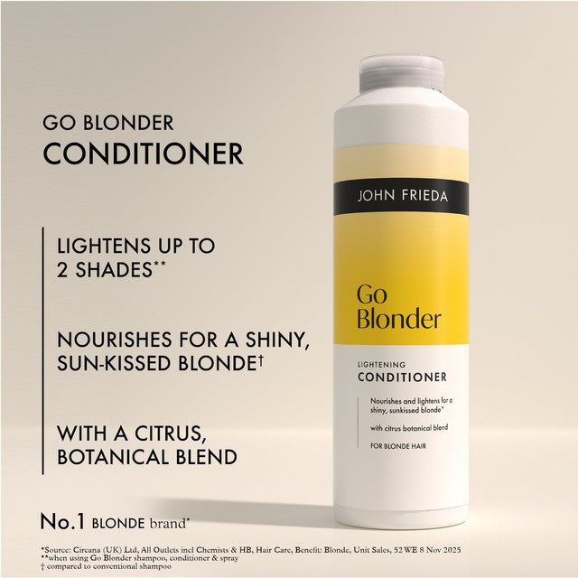 John Frieda Go Blonder Lightening Conditioner - British product