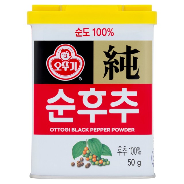 Ottogi black pepper powder, UK version