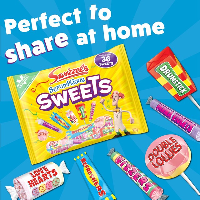 Swizzels Scrumptious Sweets assorted mix 351g (British brand)