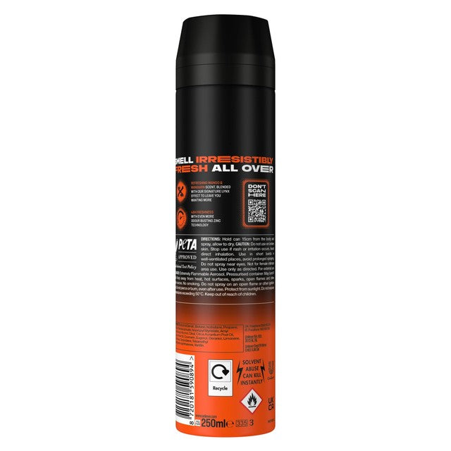 Lynx Sunset Fresh Deodorant Bodyspray 250ml, UK version