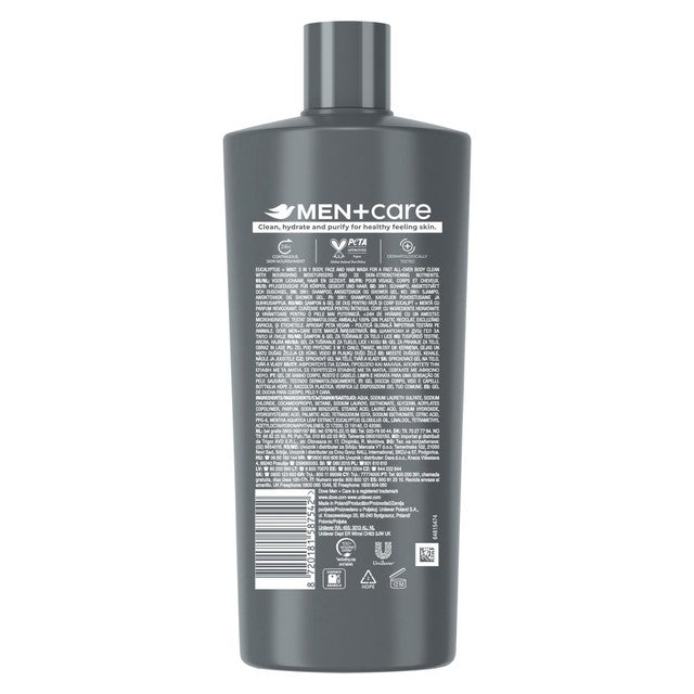 Dove mint and eucalyptus shower gel 700ml - British product
