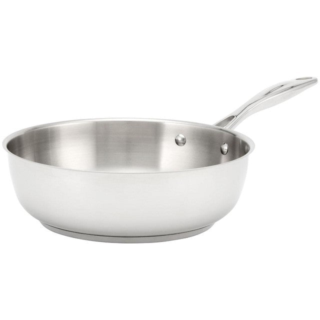 Stellar uncoated stainless steel chef pan 24cm, UK version
