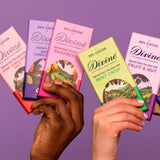 Divine dark chocolate with mint crisp 90g - British product