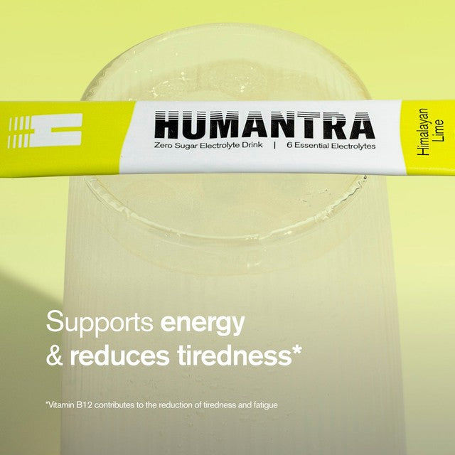 Humantra Himalayan Lime Electrolyte Powder 3 sachets, imported from the UK