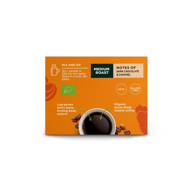 Four Sigmatic instant coffee with Lion's Mane and Chaga 25g - British product
