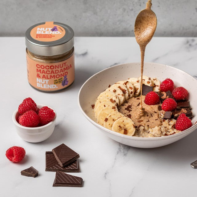Nut Blend Coconut, Macadamia & Almond Butter 200g, imported from the UK