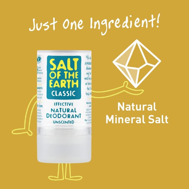 Salt of Earth Classic Natural Deodorant 90g (British brand)