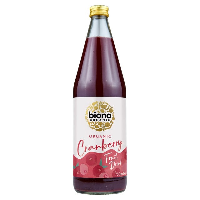 Biona Organic Cranberry Fruit Drink 750ml - British product