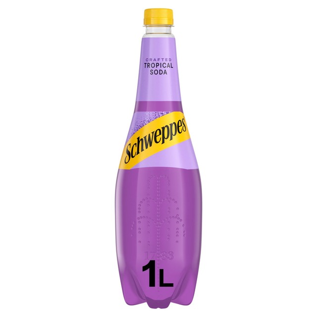 Schweppes tropical soda 1L (British brand)