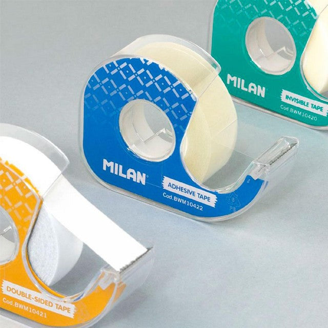 Milan shiny transparent adhesive tape 19mm x 33m, imported from the UK
