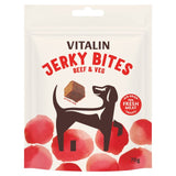 Vitalin Beef & Veg Jerky Bites dog treats 70g (British brand)