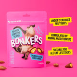 BONKERS Salmon Supreme cat treats crunchy gooey - British product