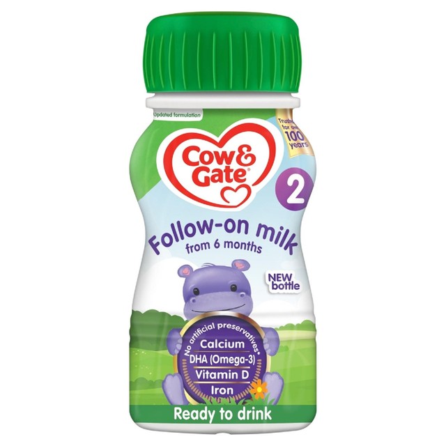 Cow & Gate follow-on milk 200ml ready to feed (British brand)