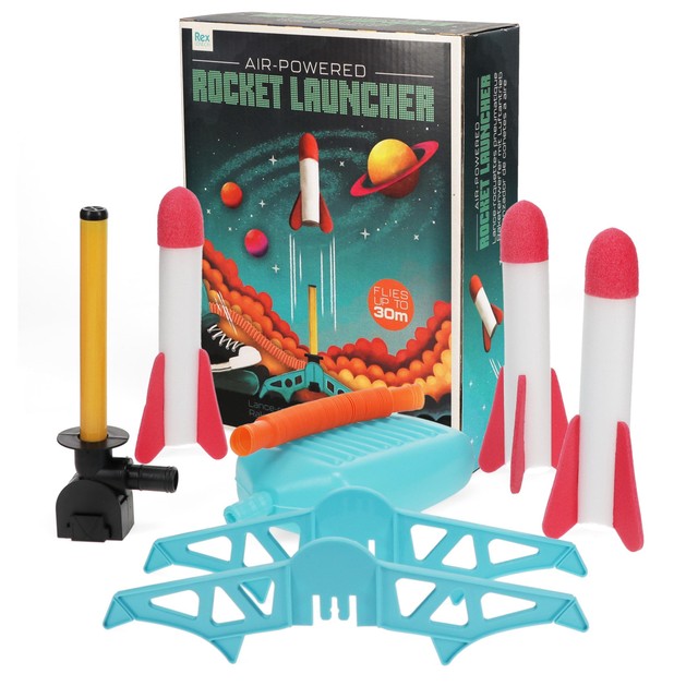 Rex London rocket set with foam rockets - British product