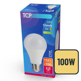 TCP dimmable classic screw 100W light bulb (British brand)