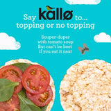 Kallo Organic Thick Slightly Salted Rice Cakes 130g, UK version