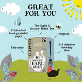 Clipper Earl Grey tea bags 40 bags - British product