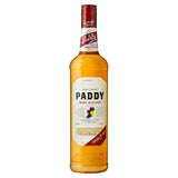 Paddy Irish Whiskey bottle 70cl, imported from the UK