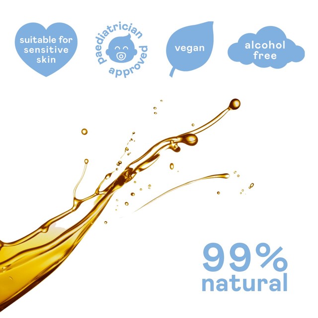 Nala's Baby Nighttime Oil Vanilla Cloud 200ml, imported from the UK