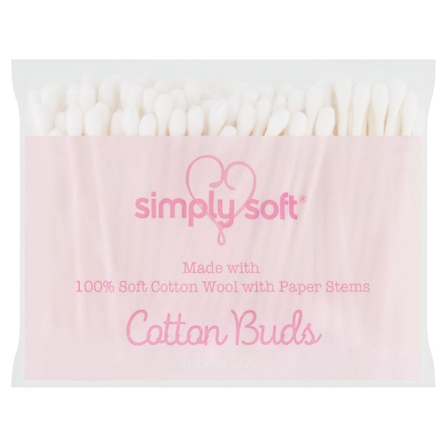 Simply Soft cotton buds 200 pack (British brand)
