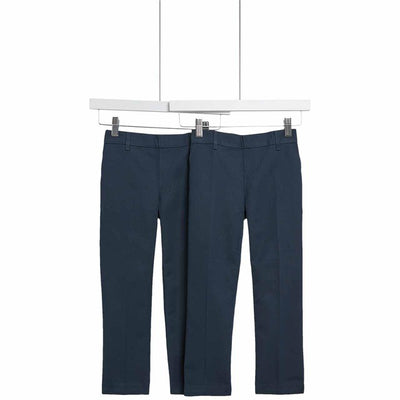 M&S M&S Pantalons regular à ourlet réglable pour garçons Noir 9-10 ans Pantalons d'école - Acheter en ligne chez McGrocer