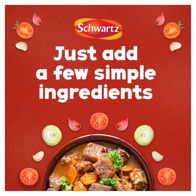 Schwartz beef casserole recipe mix 38g (British brand)