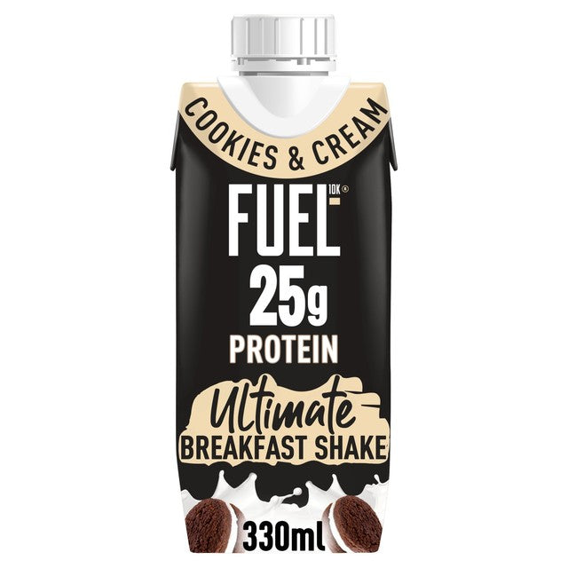 FUEL10K Cookies & Cream Protein Shake 330ml - British product