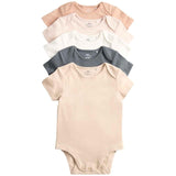 Marks & Spencer plain cotton sleepsuit 12-18 months neutral colour, imported from the UK