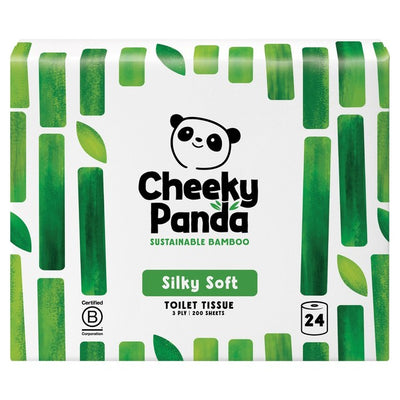The Cheeky Panda Bamboo Toilet Tissue 24 Roll 3 Ply