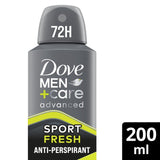 Dove Men+Care Sport Fresh Antiperspirant Spray 200ml - British product