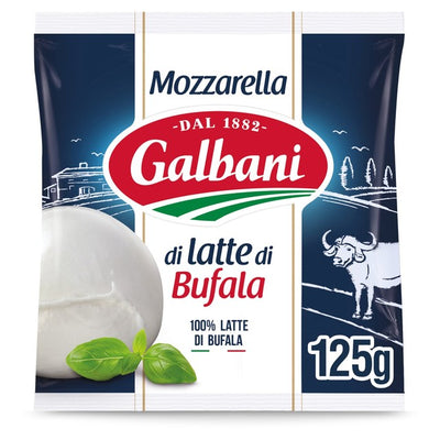 Galbani Italian Buffalo Mozzarella Fresh Soft Cheese 125g