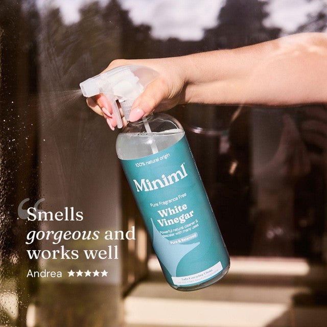 Miniml mint window and glass cleaner spray 750ml, imported from the UK