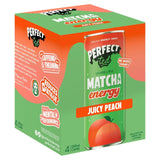 PerfectTed energy drink Juicy Peach 4 pack - British product