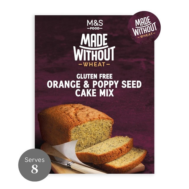 M&S orange and poppyseed cake mix 300g, imported from the UK