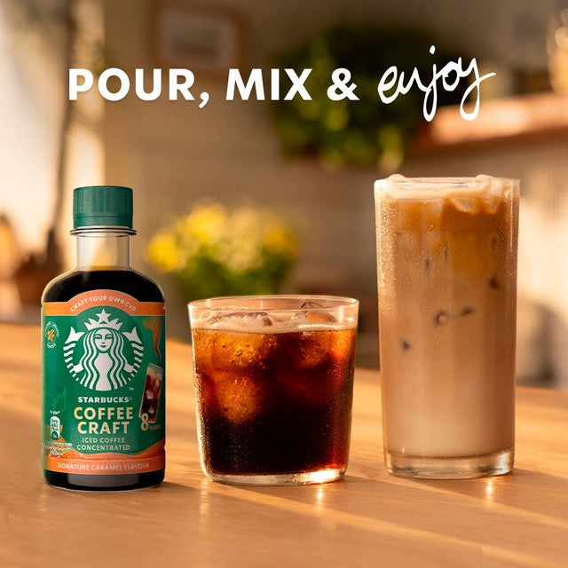 Starbucks Signature Caramel Iced Coffee Concentrate 8 servings - British product