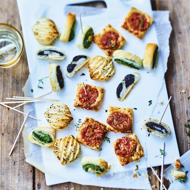 Picard assorted mini pastry appetizers 30 pack, imported from the UK