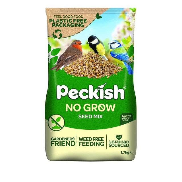Peckish No Grow Seed Mix 1.7kg, imported from the UK