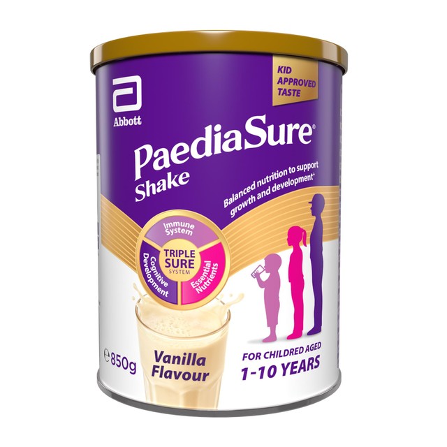 PaediaSure vanilla nutritional supplement powder, imported from the UK