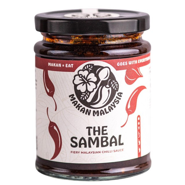 Makan Malaysia The Sambal chilli sauce jar (British brand)