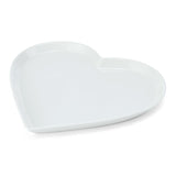 Mikasa chalk porcelain heart serving platter 30cm, imported from the UK