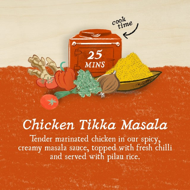 Charlie Bigham's Chicken Tikka Masala ready meal 805g - British product