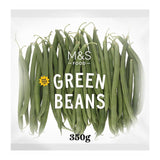 Packaged M&S Select Farms fresh green beans 350g, UK version
