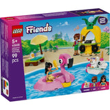 Lego Friends unicorn flamingo pool party set 99 pieces, UK version