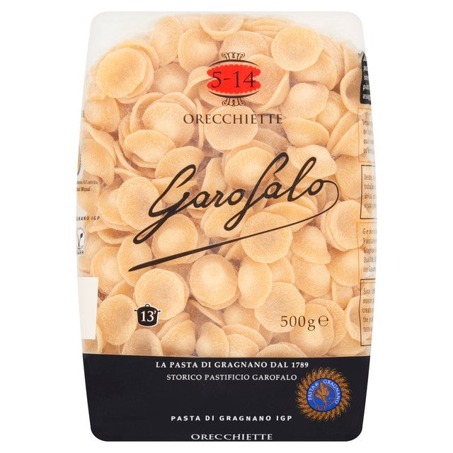 Garofalo Orecchiette pasta 500g, UK version