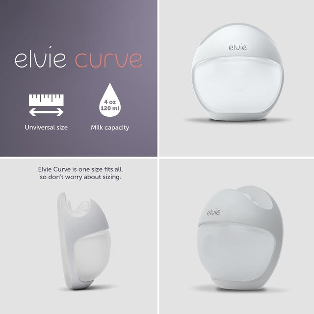 Elvie Curve manual breast pump - British product