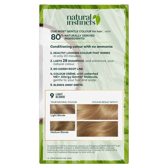 Clairol hair dye Light Blonde 60ml - British product