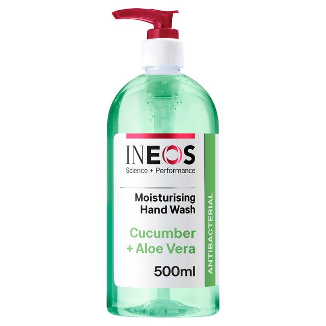 INEOS Hand Wash Cucumber Aloe Vera 500ml, imported from the UK
