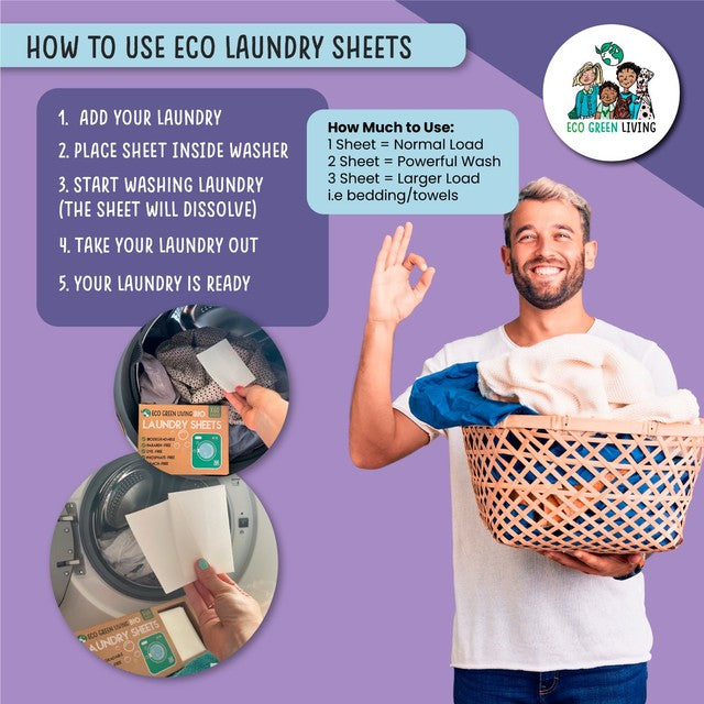 Eco Green Living lavender laundry sheets, UK version