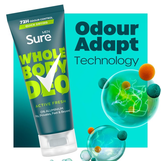 Sure Active Fresh deodorant cream 75ml (British brand)