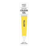 M&S yellow food colouring gel 19g, imported from the UK